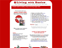 Tablet Screenshot of livingwithbasics.com